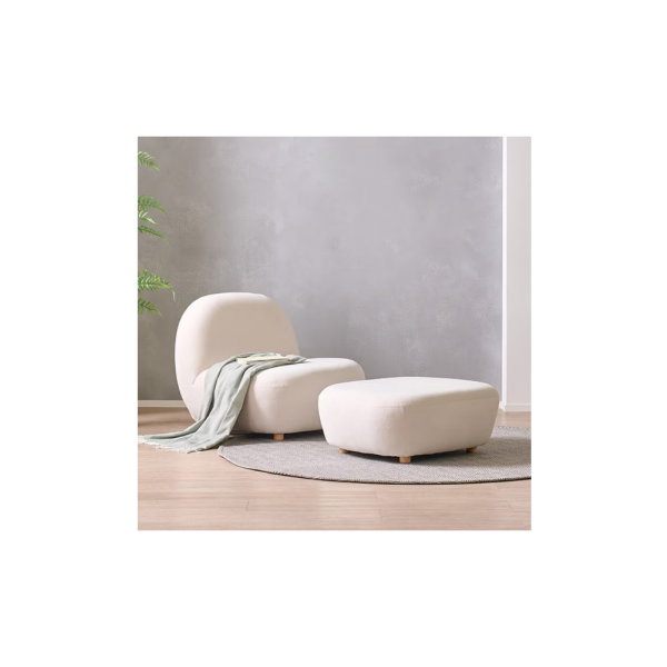 [히트OEM] N802 아쿠아패브릭 1인 소파 스툴 세트 2colors [색상 필메모]